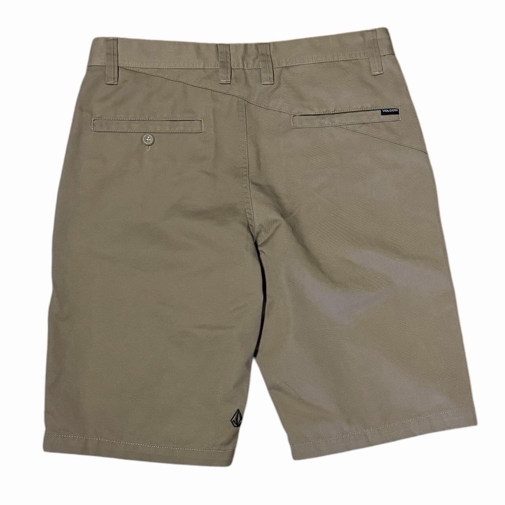 Volcom Shorts Mens Size 29 Khaki Modern Fit Flat Front Chino Recycled Skate NWT - Picture 7 of 10